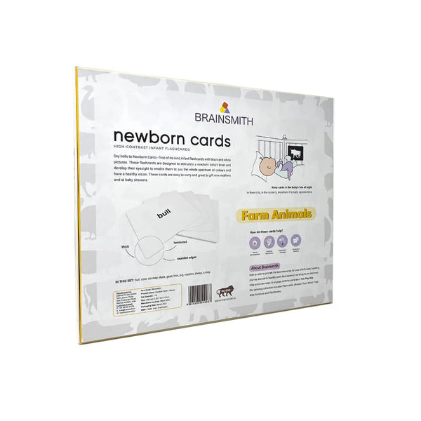 Brainsmith Farm Animals Newborn Cards