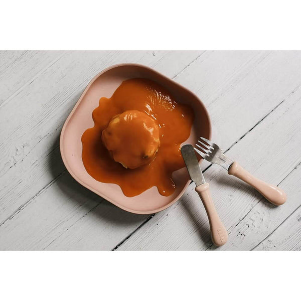 Beaba Silicone Suction Plate - Light Pink