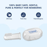 Hopop Silicone Baby Finger Toothbrush with Case Pack of 2