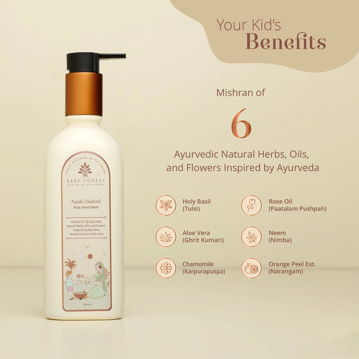 Baby Forest Nanhi Hatheli Ayurvedic Kids Handwash