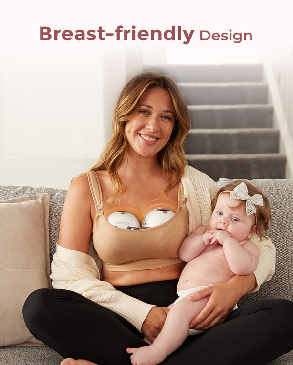 Momcozy M5 Double Wearable Breast Pump 24mm Grey