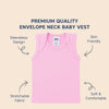 Hopop Envelope Neck Sleeveless Cotton Vest Pack Of 1 - Assorted