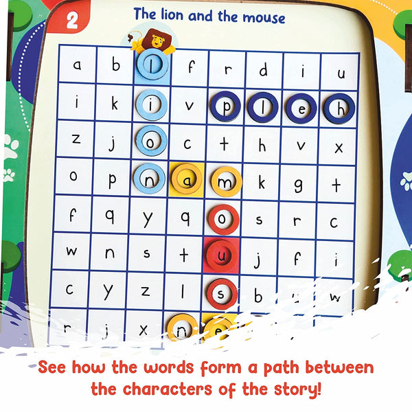 Webby Wooden Crosso-Spell The Story Maze Game