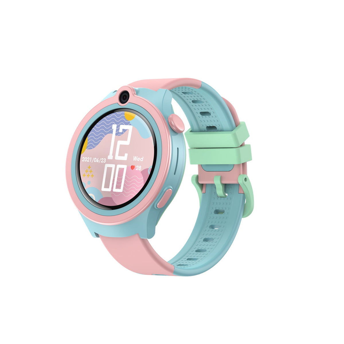 Spiky Cacus 4g Video & Voice Calling Smartwatch with GPS - Pink