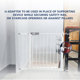 Hopop Baby Safety U-Shape Gate Adaptor for Safety Rail