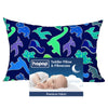 Hopop Soft & Breathable Premium Cotton Toddler Pillow with Pillowcase - Assorted
