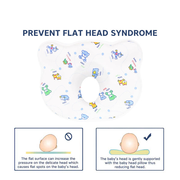 Hopop Memory Foam Baby Head Shaping Pillow - BABY