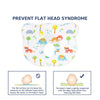 Hopop Memory Foam Baby Flat Head Shaping Pillow - Jungle