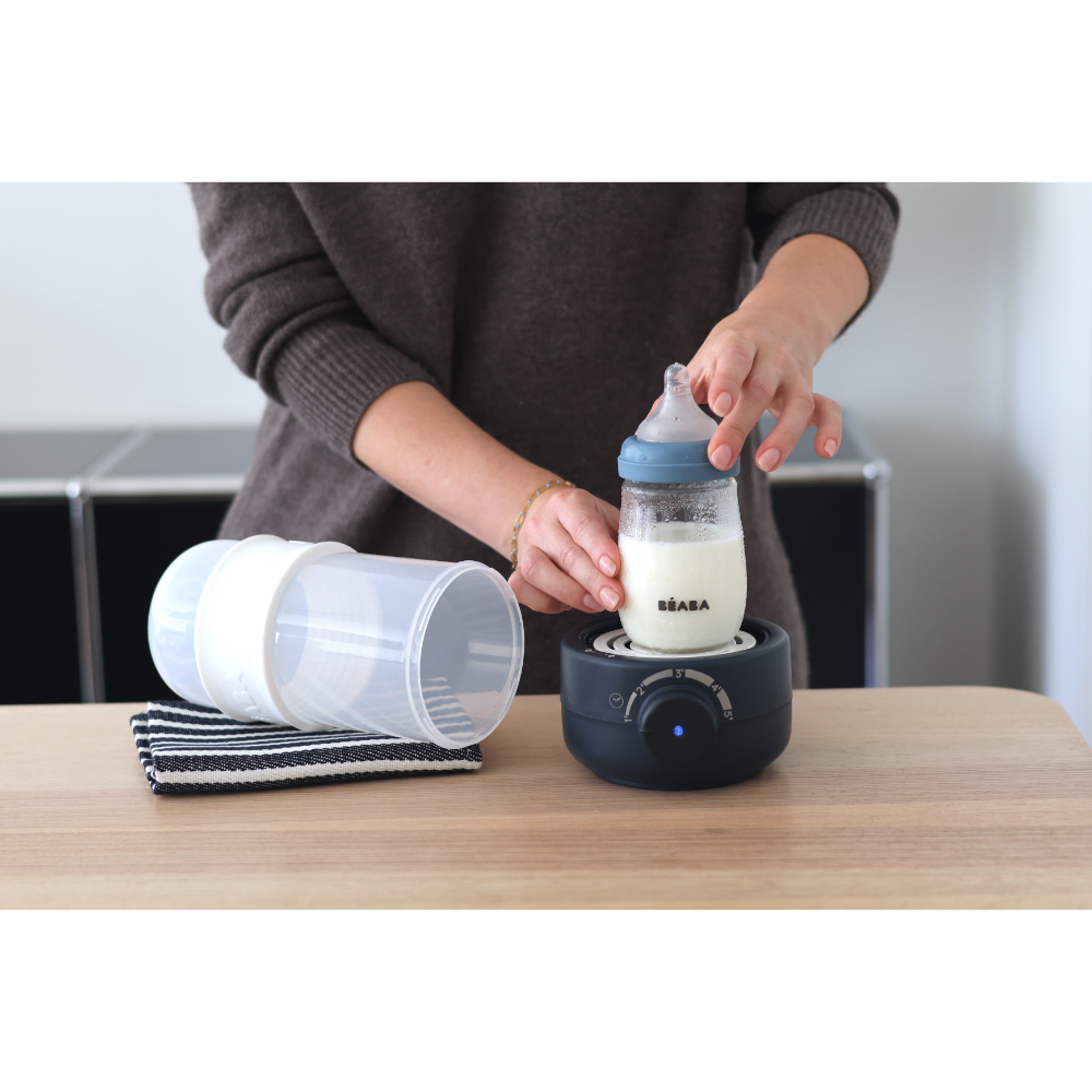 BÉABA BabyMilk Second 3-in-1 Bottle Warmer & Sterilizer – Night Blue