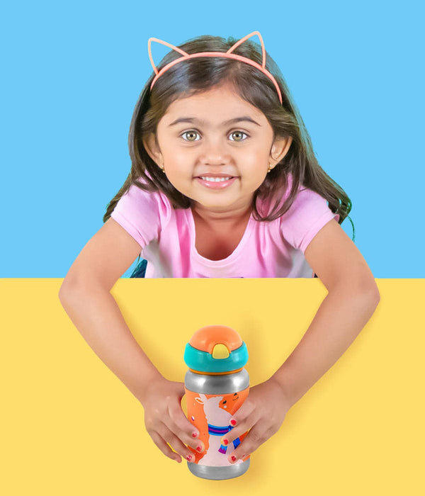 Rabitat Steel Play Stainless Steel Bottle - (No Prob Llama)