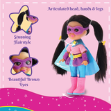 WinMagic Li'l Diva Superhero Starlight - 6" Doll