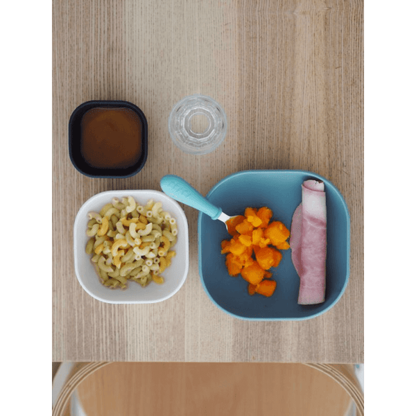 Beaba Silicone Stackable Bowls ( Set of 3) - Baltic Blue