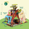 Webby Tree Troopers A Forest Hideout All Side Play Doll House