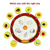 Webby Wooden Spin Win - Spin, Match & Win Educational Game