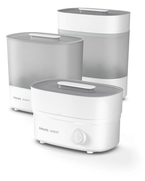 Philips Avent SCF291/20 Electric Steam Sterilizer with 2 Ultra Air Soothers