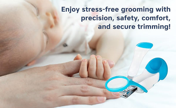 Hopop Nail Clipper with Magnifying Lens - Green
