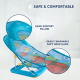 Hopop Anti-Skid Compact Baby Bather 0–12M – Blue