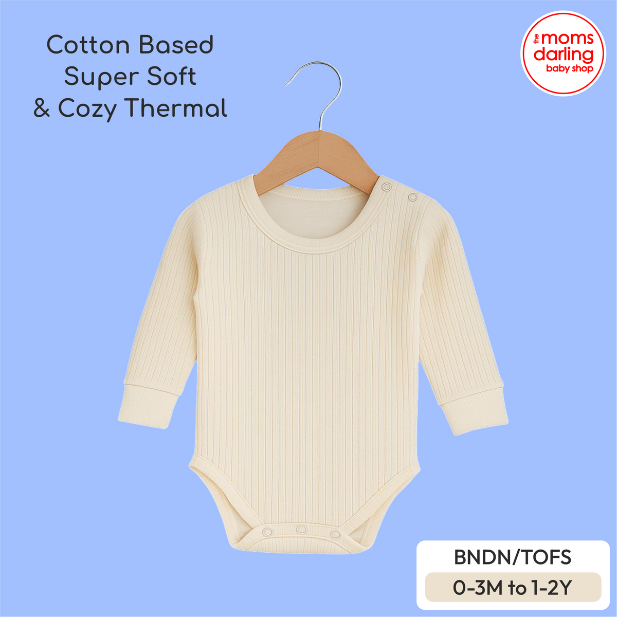 Babiano Cotton-Based Thermal Romper Button Down