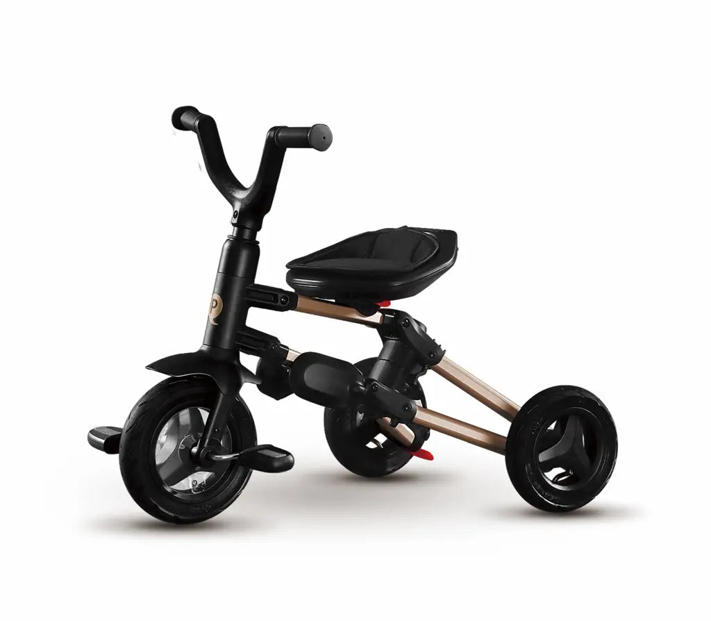 QPlay Nova Golden 6-in-1 Foldable Trike 10-72 Months Golden Black