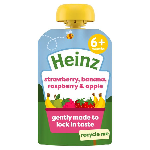 Heinz Puree Strawberry, Banana and Raspberry