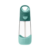 b.box Tritan Straw Drink Bottle 450ml – Emerald Forest Green