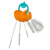 B.box 5-in-1 Bottle & Straw Cleaning Brush Set β Orange