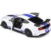 Maisto 2020 Ford Shelby Mustang GT500 White 1:18 Diecast Scale Model Collectible