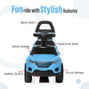Dash Evok Stylish Manual Ride on Car with Back Rest (1 Years Plus) - Sky