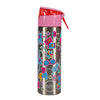 Swen Insulated Stainless Steel Girl Fun Theme Mist Bottle, Pink And Silver Color - 640Ml