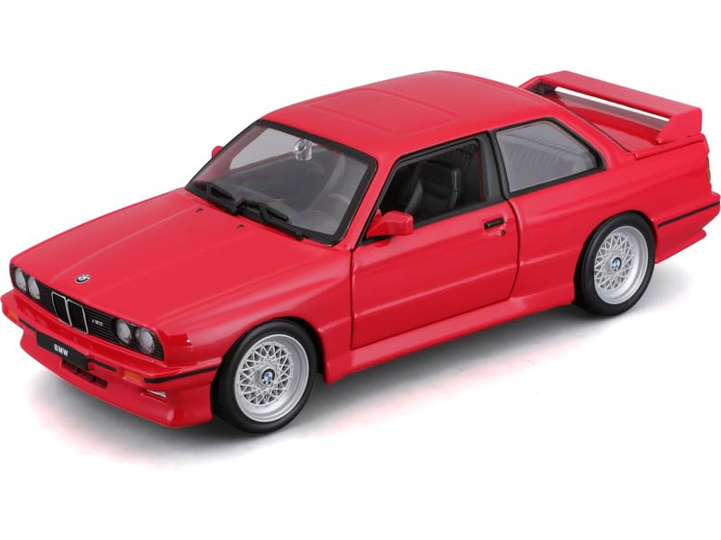 Bburago 1:24 1988 BMW M3 E30 Diecast Model Car – Red