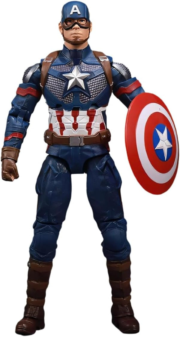 ZD Toys Marvel Avengers Endgame Series I New Captain America With Plastic Holder 1904-01