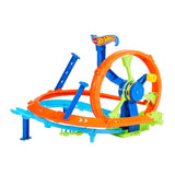 Hot Wheels Rapid Launch & Loop Track Set Standard Size Multicolour