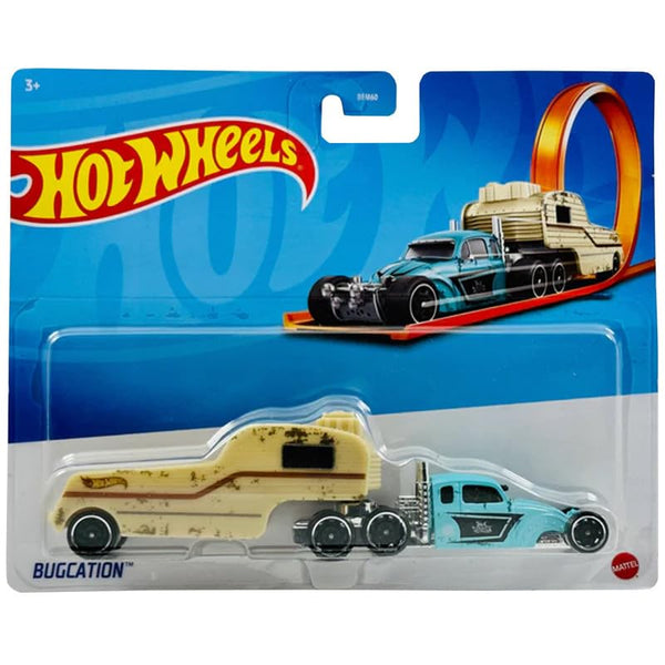 Hot Wheels 1:64 Scale Track Trucks Bugcation Racing