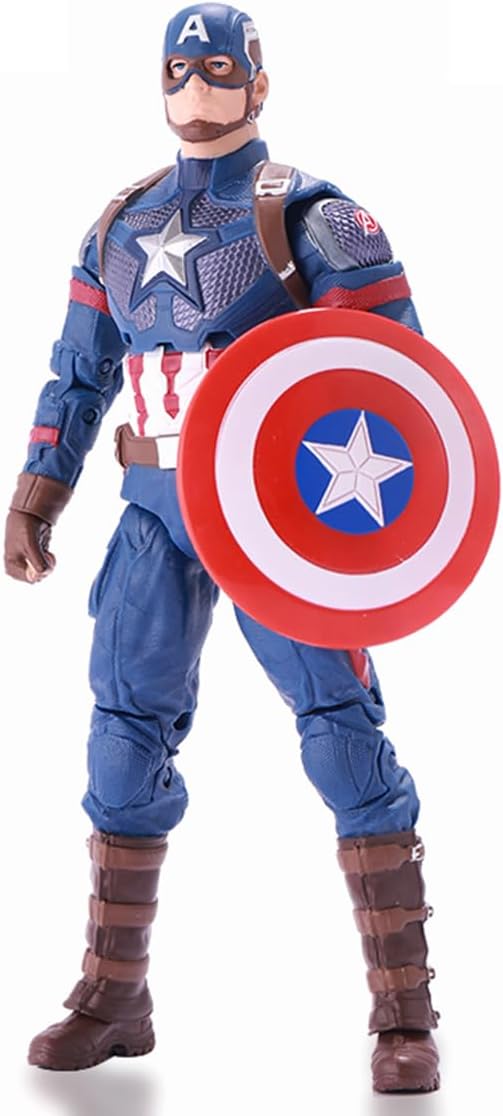 ZD Toys Marvel Avengers Endgame Series I New Captain America With Plastic Holder 1904-01