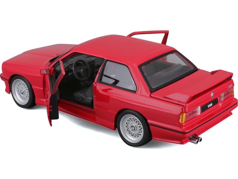 Bburago 1:24 1988 BMW M3 E30 Diecast Model Car – Red