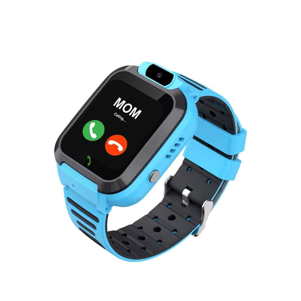 Spiky Basilisk Kids' GPS, SOS & 2G Voice Calling Waterproof Smartwatch Blue