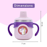 The Little Bunny Hop In Style Stainless Steel Insulated Baby Sipper Bottle 260 ml Purple