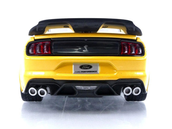 Maisto 2020 Ford Shelby Mustang GT500 yellow 1:18 diecast Scale Model collectible