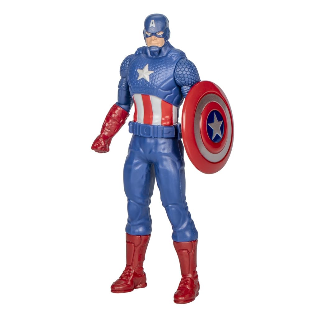 Marvel Captain America Action Figure 6 Inch Red White & Blue