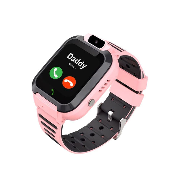 Spiky Basilisk Smartwatch with GPS Location, Camera, SOS Chat & Voice Calling - Pink