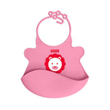 Fisher-Price Ultra Care Easy Clean Silicone Baby Bib One Size Pink