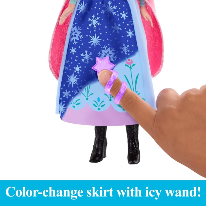 Barbie Disney Frozen Anna Magical Color-Change Skirt Fashion Doll