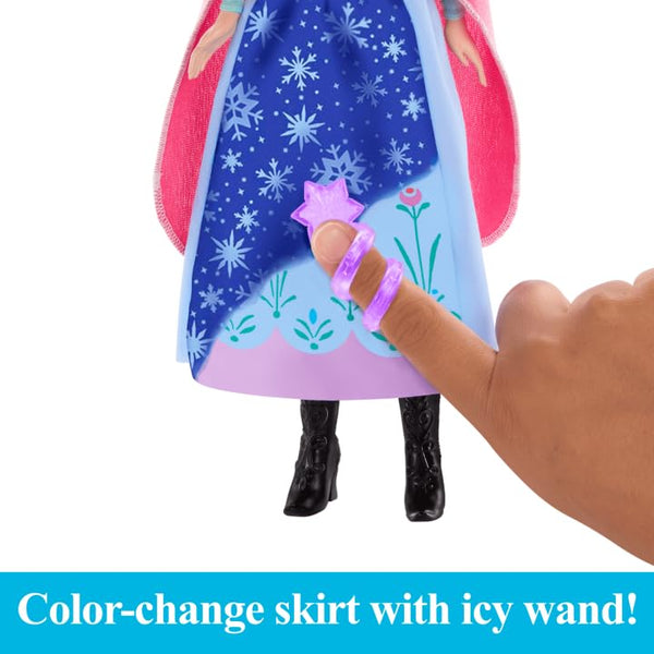 Barbie Disney Frozen Anna Magical Color-Change Skirt Fashion Doll