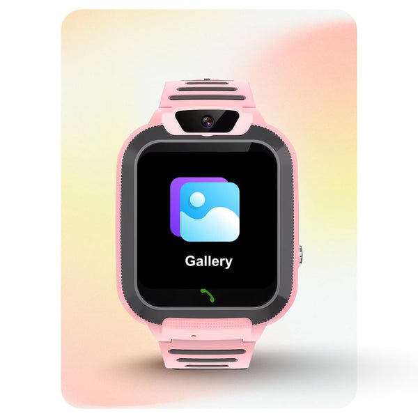 Spiky Basilisk Smartwatch with GPS Location, Camera, SOS Chat & Voice Calling - Pink