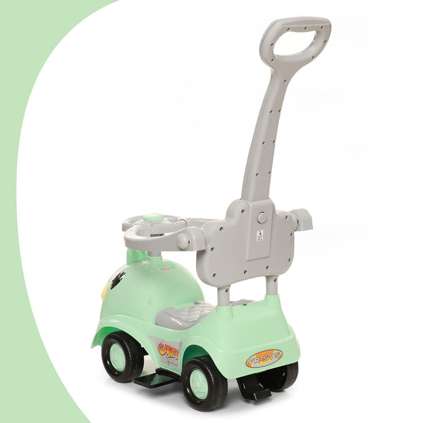 Dash Gaffy 3 in 1 Ride On with Removable Parental Handle - Musical Push Car with Utility Storage Toy Box - 1 to 3 Years