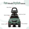 Dash Evok Stylish Manual Ride on Car with Back Rest (1 Years Plus) - Green