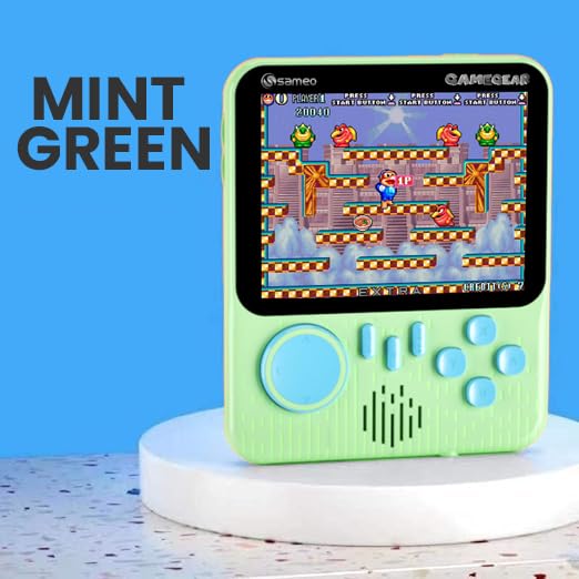 Sameo Gamegear Handheld Video Game Console (Mint Green)