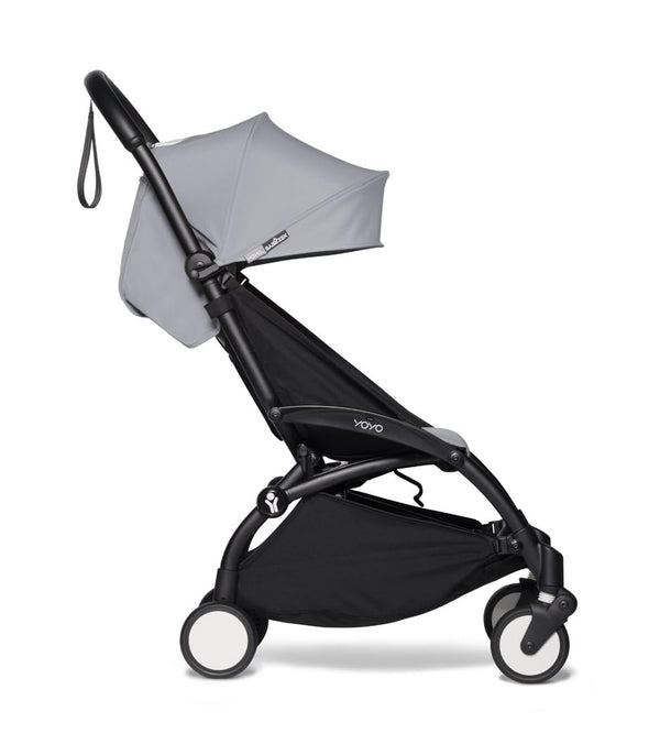 Babyzen Stroller YOYO² with 6+ Color Pack - Black Frame - Grey