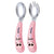 Hopop Stainless Steel Spoon & Fork Set With Travel Case - Pink