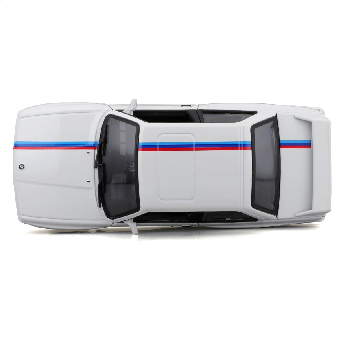 Bburago 1:24 1988 BMW M3 E30 Diecast Model Car – White
